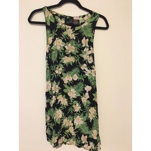 Reformation tropical print shift dress